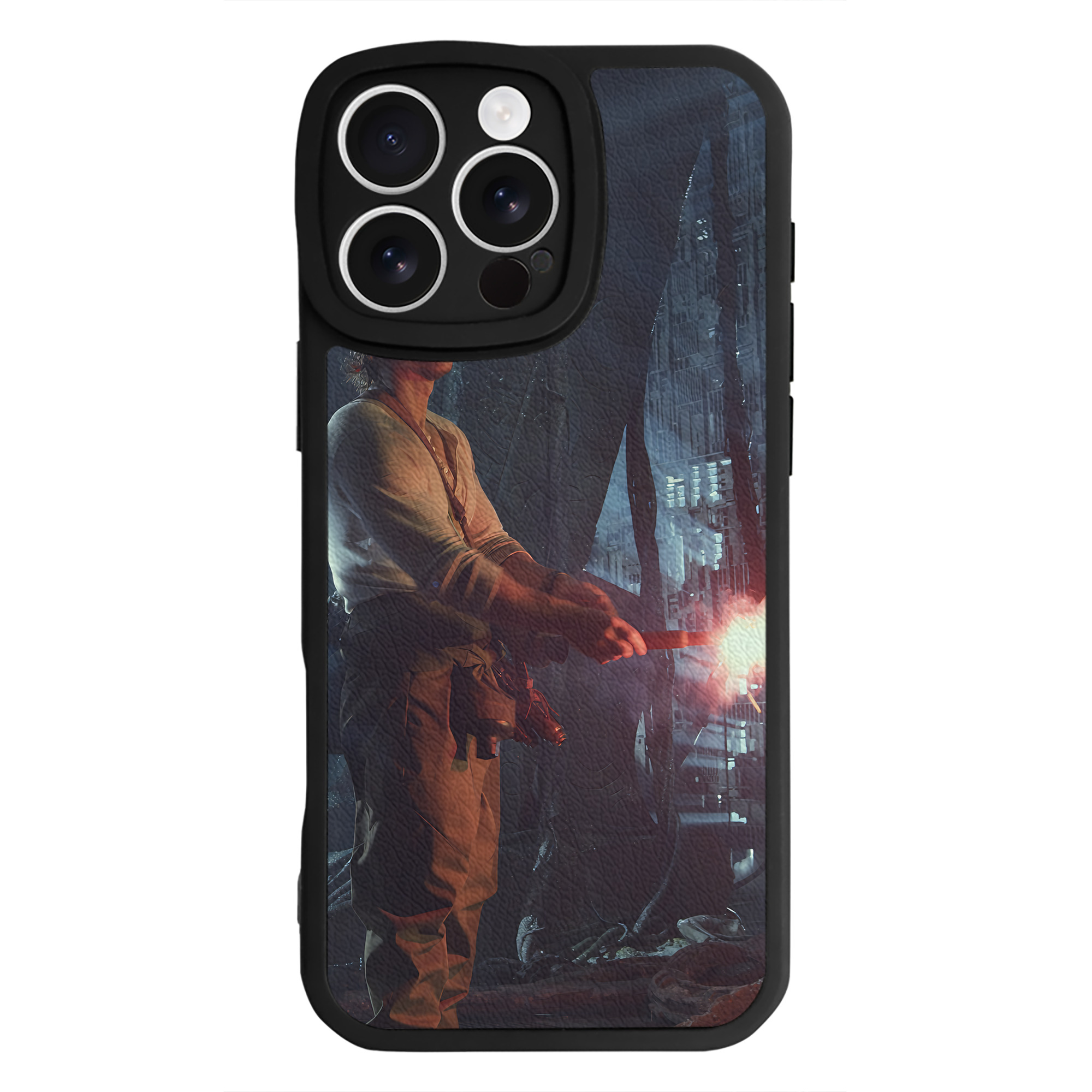 （画像用） Transformers トランスフォーマー 【iPhone 16シリーズ対応】シリコンスマホケース（レザー調） 材質：シリコン